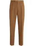 Zegna pleated trousers - Brown