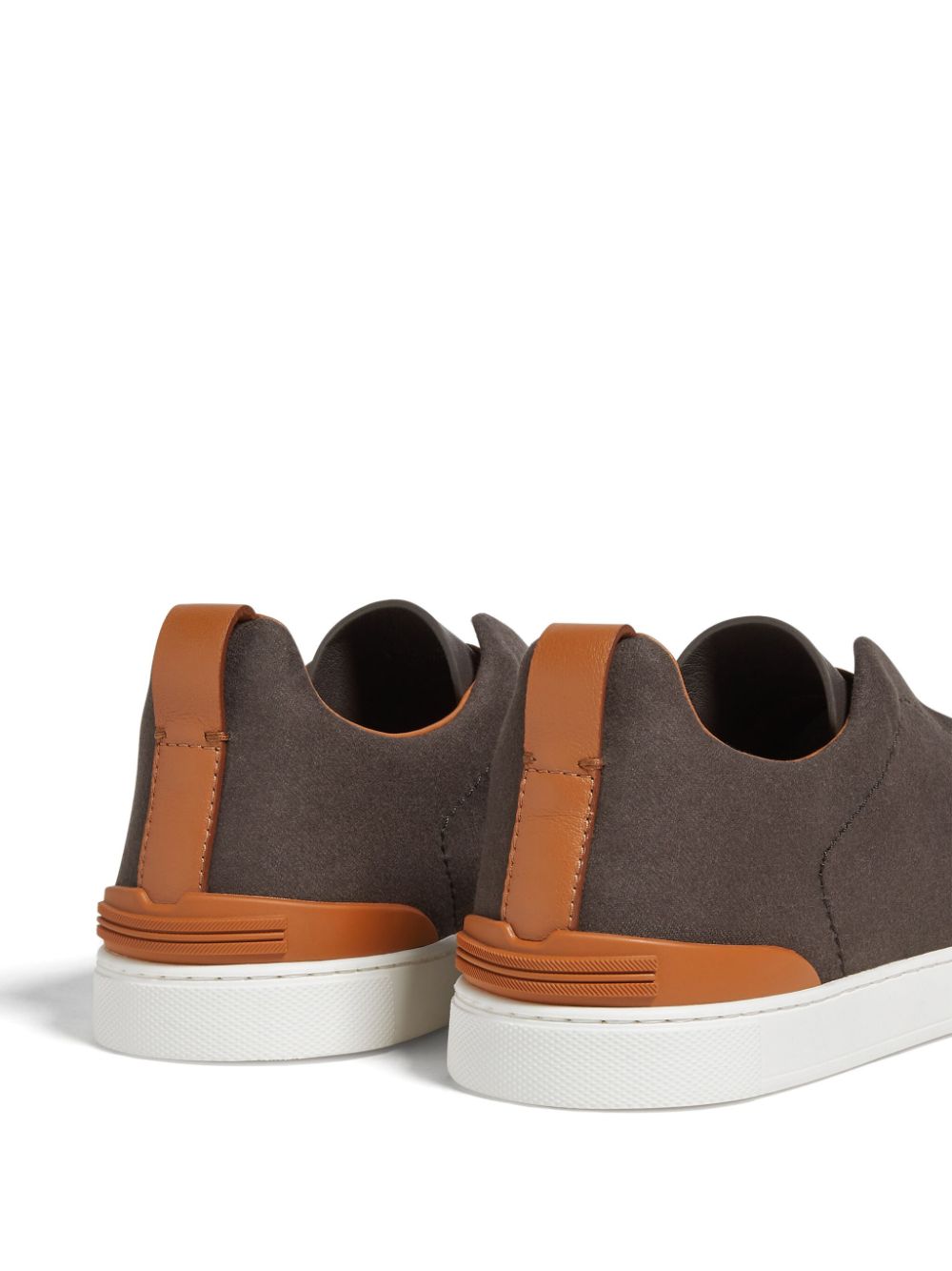 Zegna Triple Stitch sneakers Brown