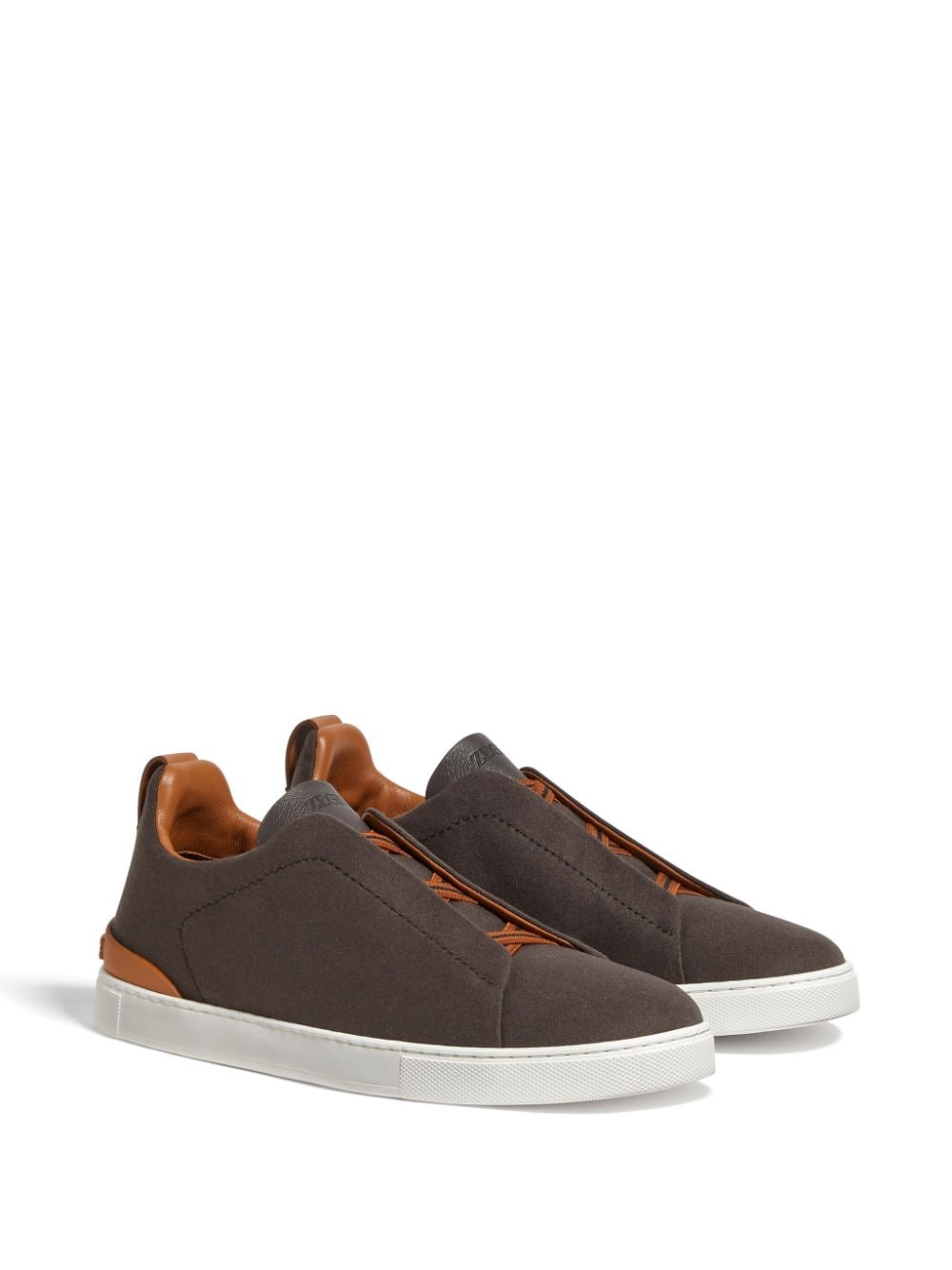 Zegna Triple Stitch sneakers - Bruin