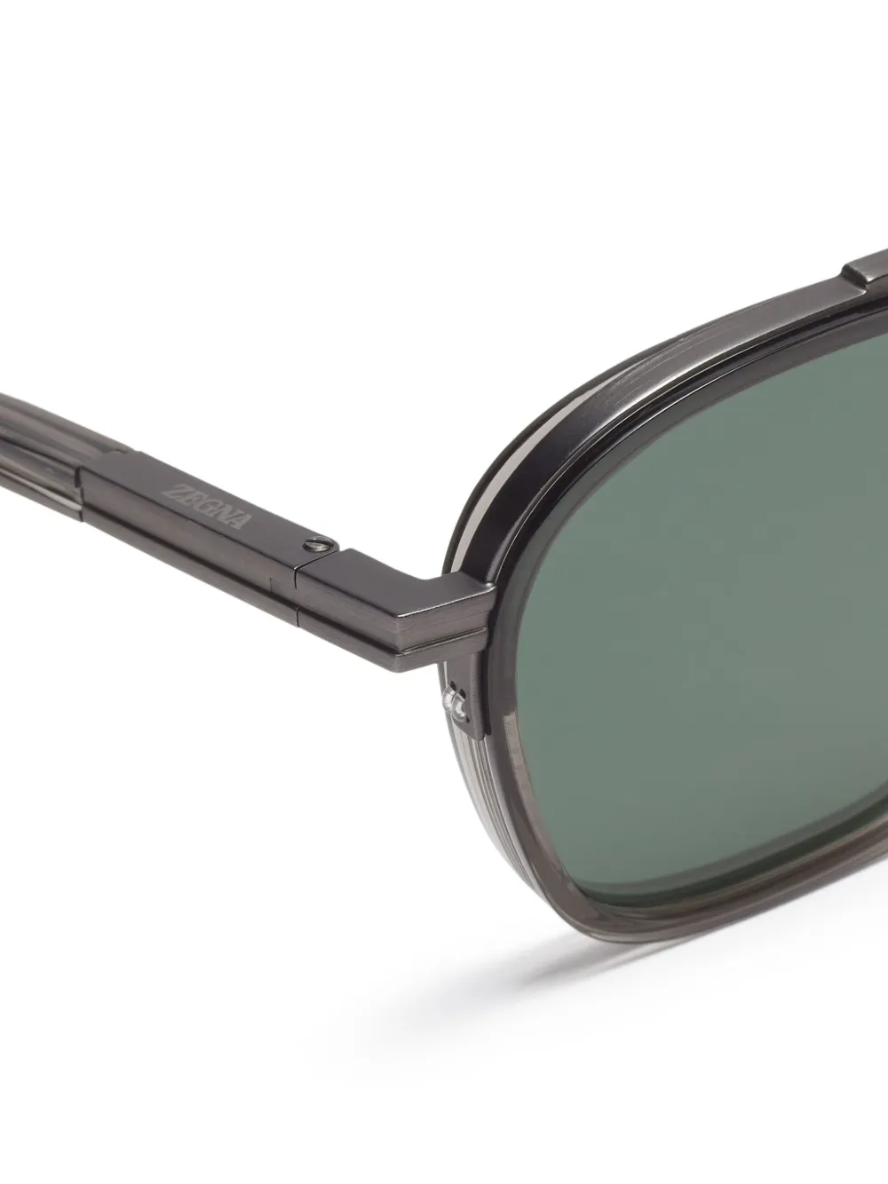 Zegna Orizzonte zonnebril Zilver