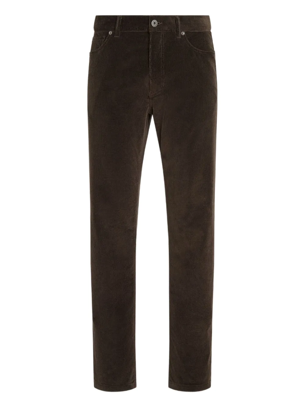 Zegna Cashco Roccia corduroy trousers | Brown | Image 1
