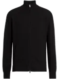 Zegna Cashseta zip-up cardigan - Black