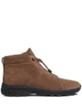 Zegna Triple Stitch Vetta suede boots - Brown