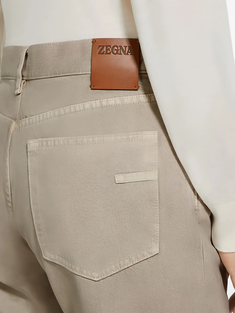 Zegna City Fit Nonstretch Denim Jeans In Multi