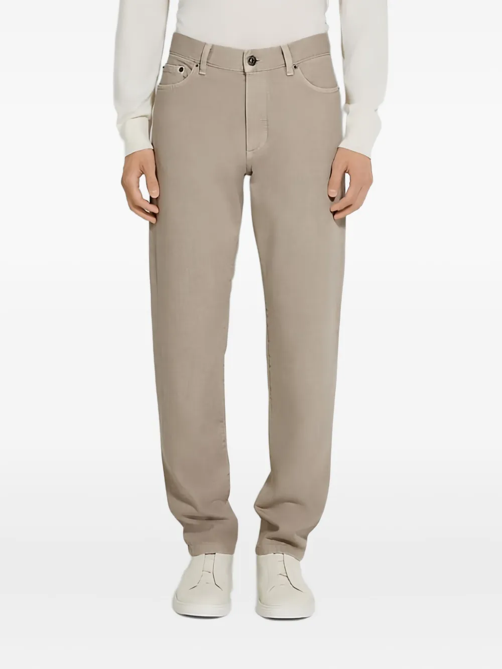 Zegna City Fit Nonstretch Denim Jeans In Multi