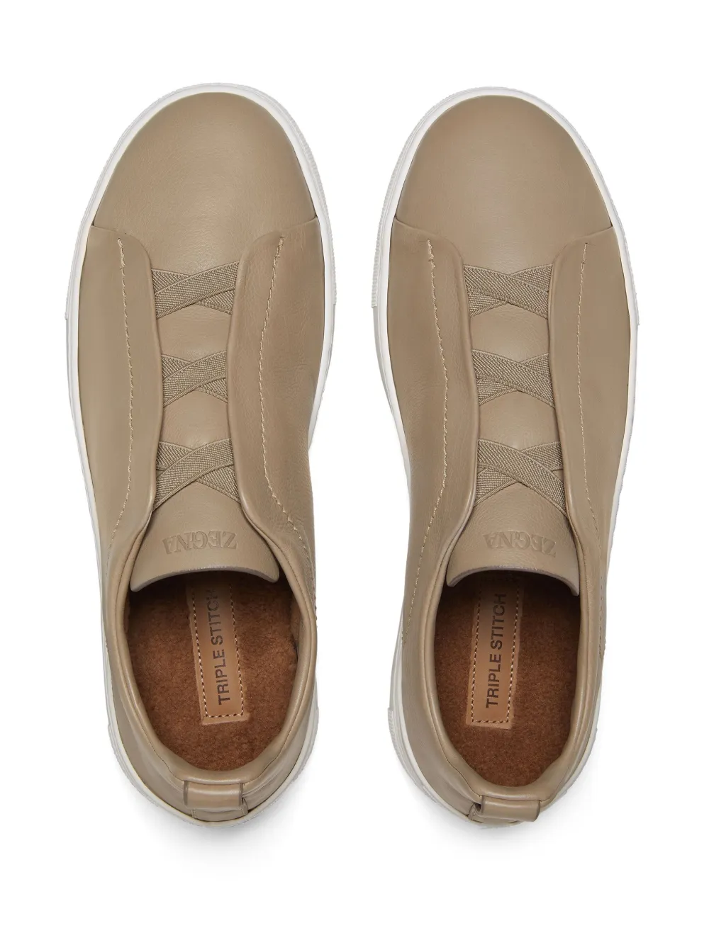 Zegna Triple Stitch sneakers Neutrals