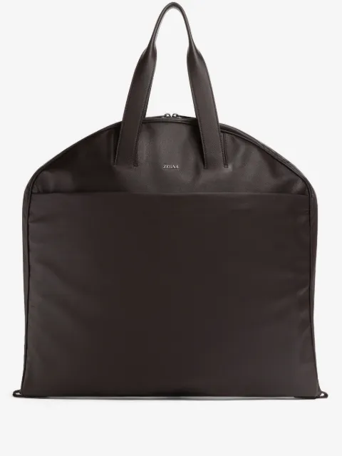 Zegna SECONDSKIN leather garment bag