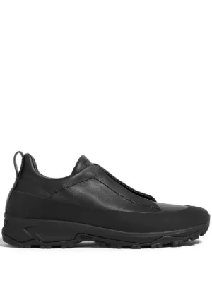 Zegna Triple Stitch low-top Sneakers | Black | FARFETCH