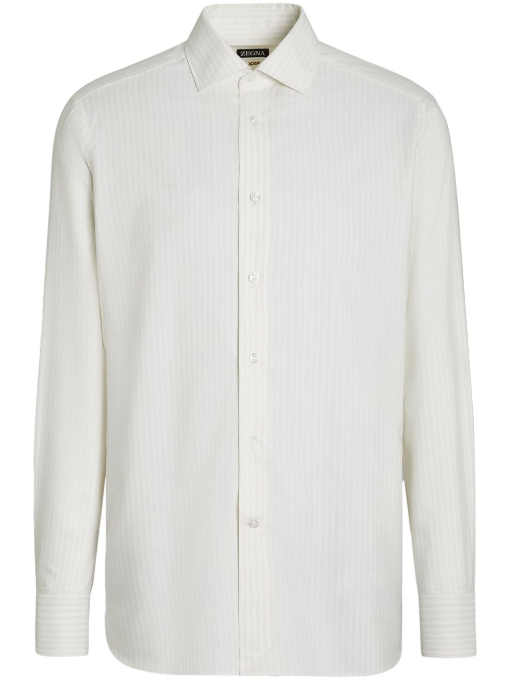 Zegna striped shirt - White