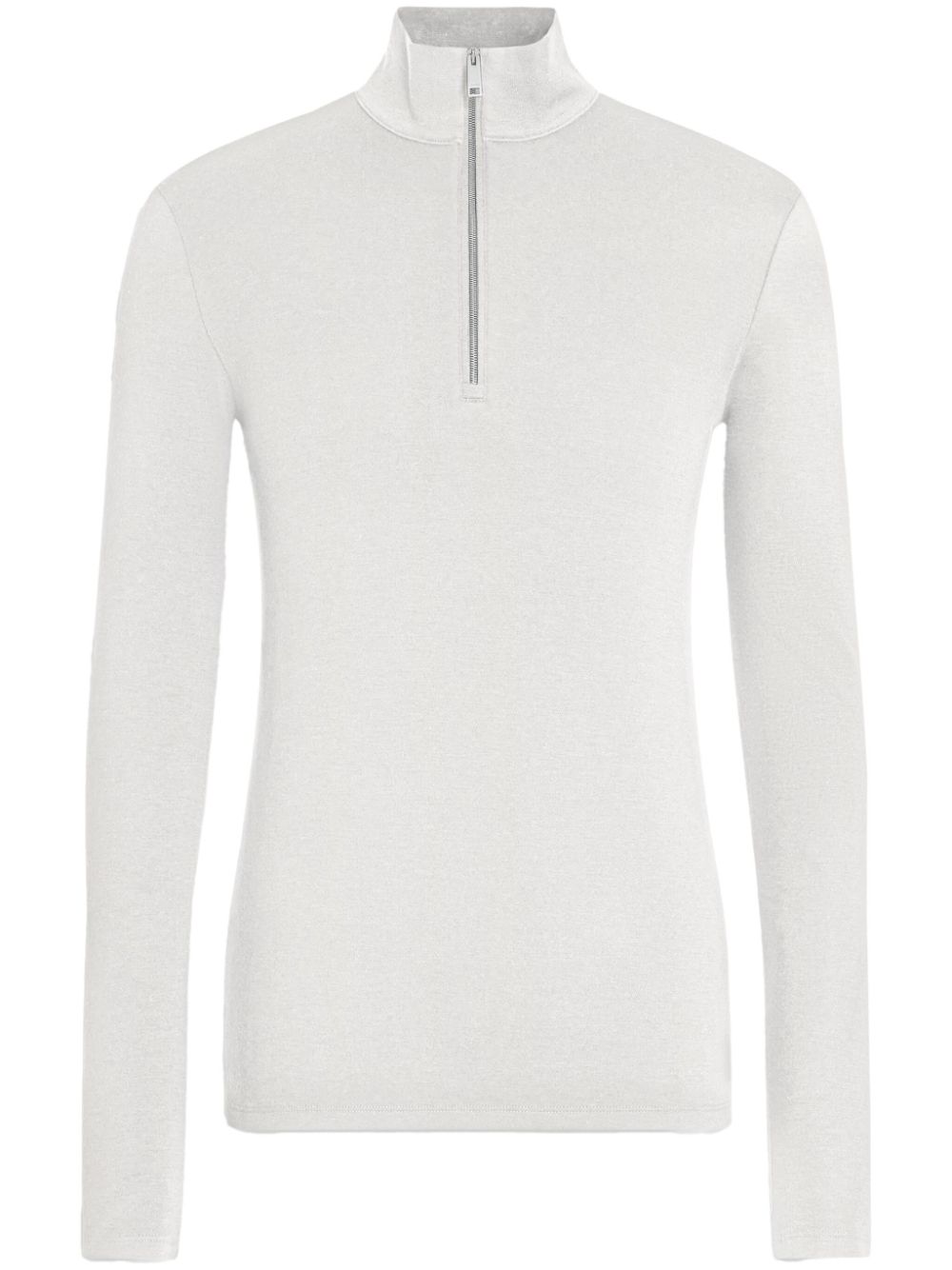 cashmere zip-up sweatshirt