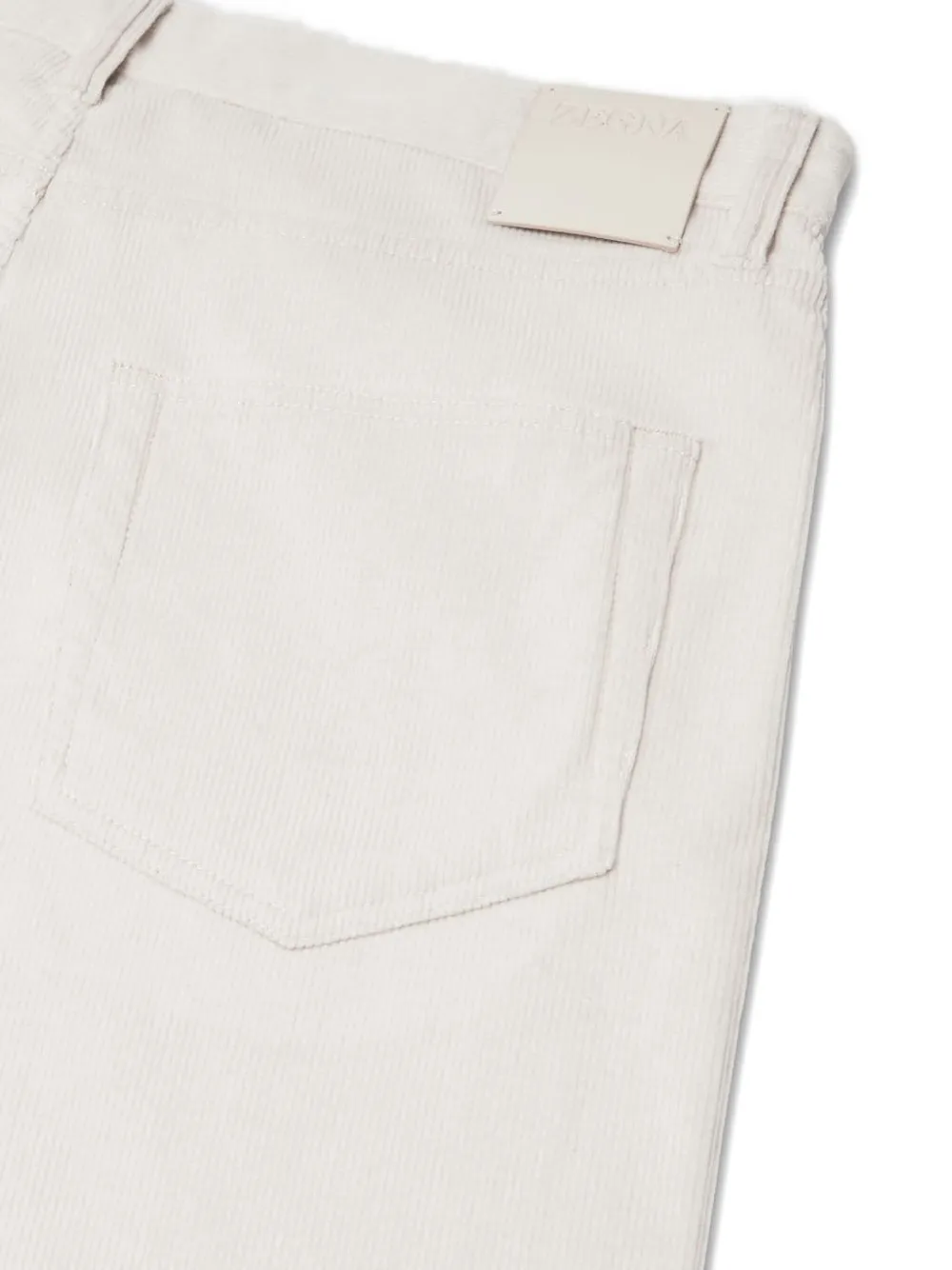 Zegna Cashco Roccia Button-closure Jeans In White