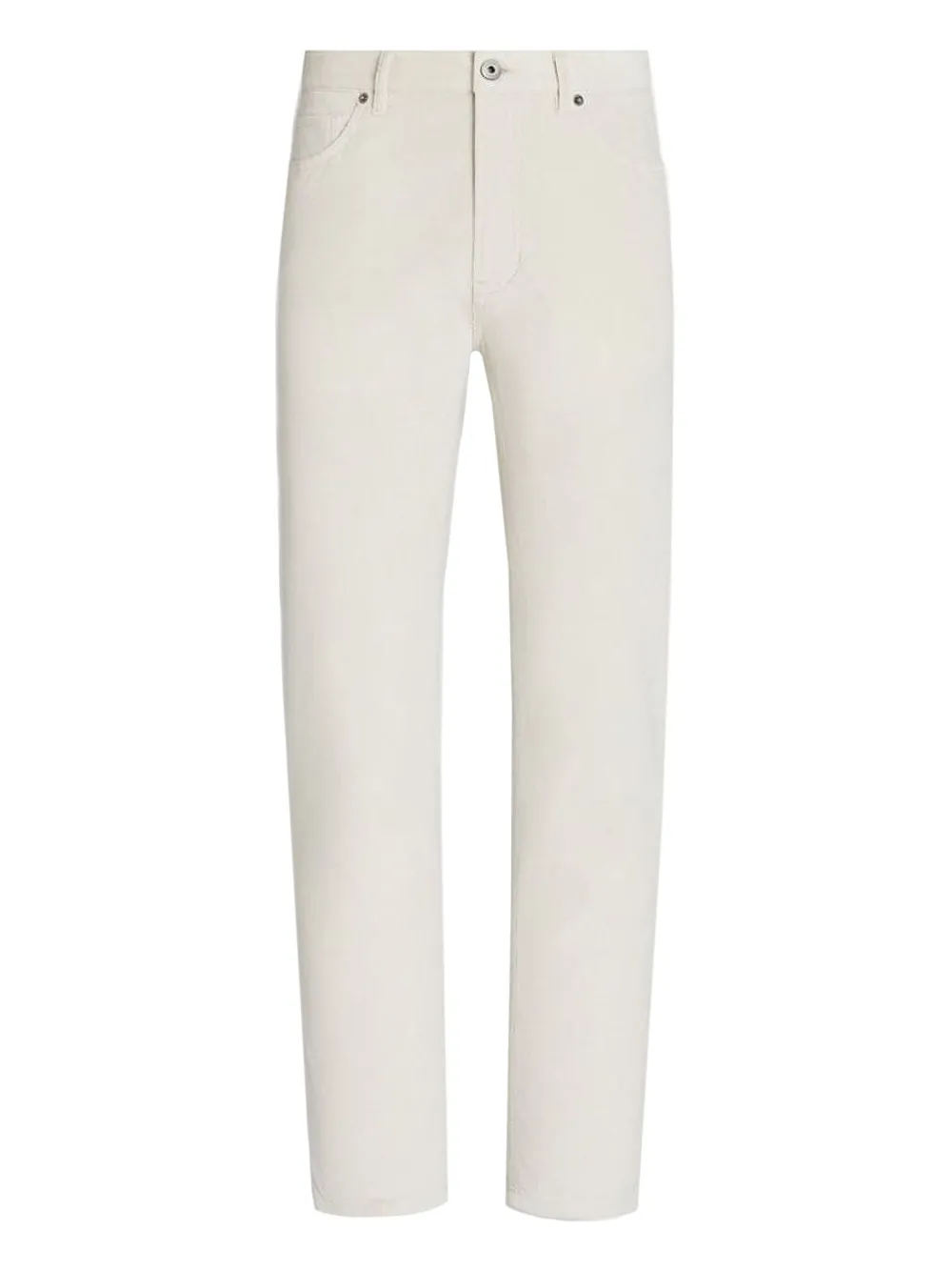 Zegna Cashco Roccia button-closure jeans | White | Image 1