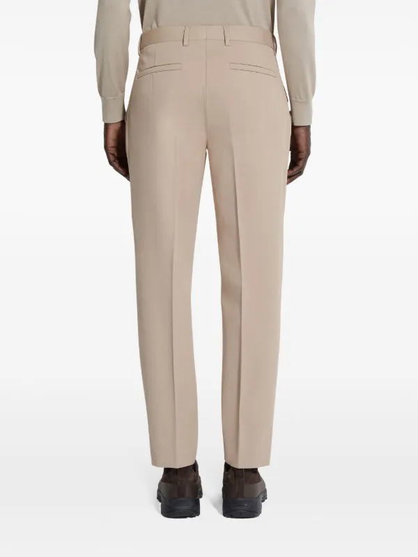 Zegna Pleated Trousers | Neutrals | FARFETCH