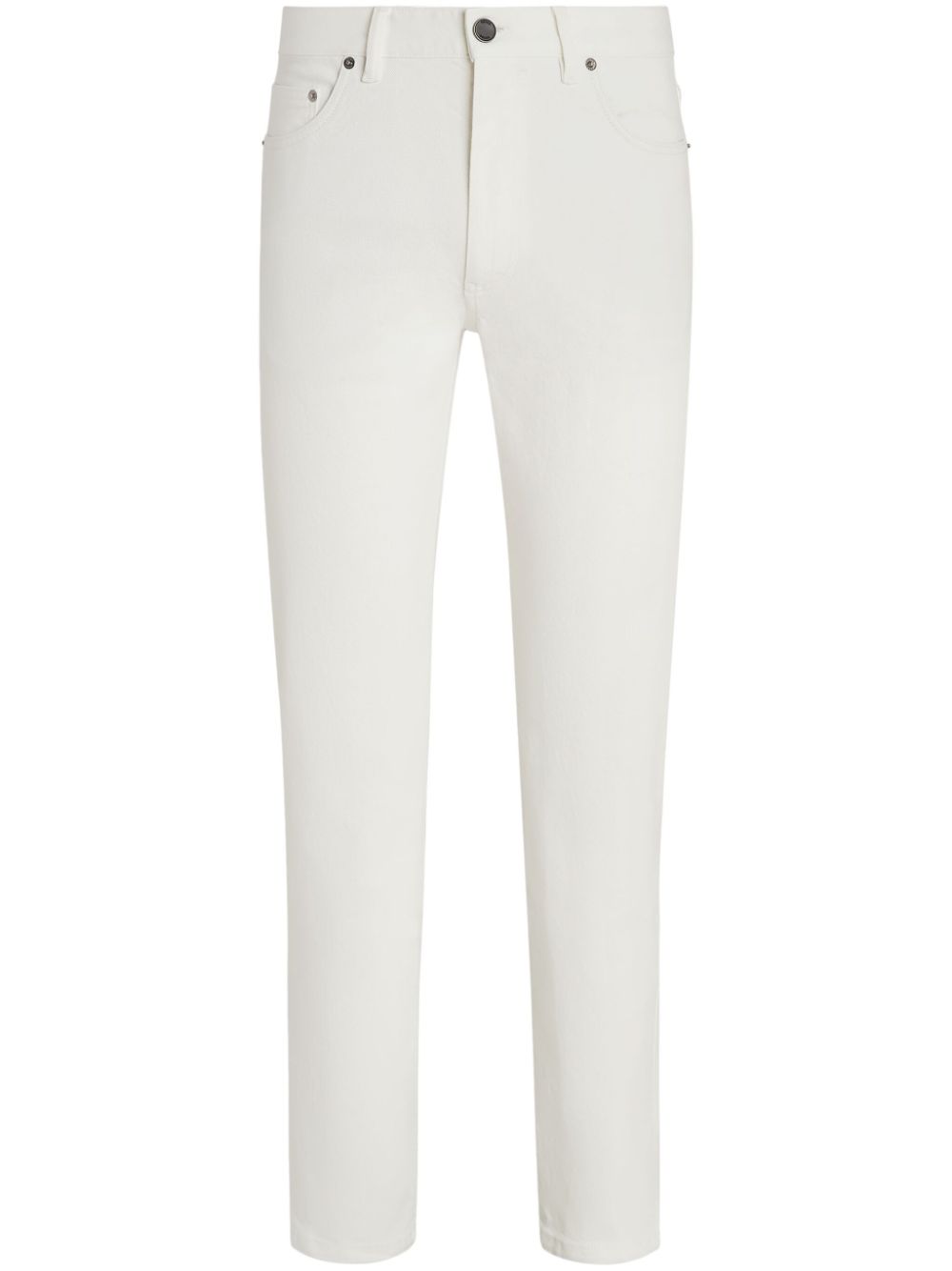 Zegna Roccia rinse-washed jeans - White