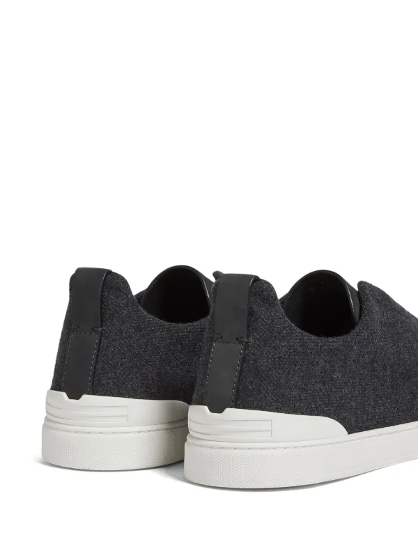 Zegna Triple Stitch スニーカー | ブラック | FARFETCH JP