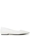 TWINSET pointed-toe ballet flats - White