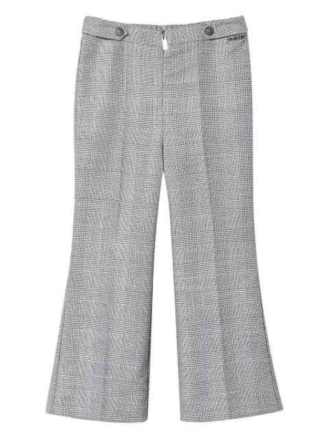 TWINSET Kids Karierte Schlaghose