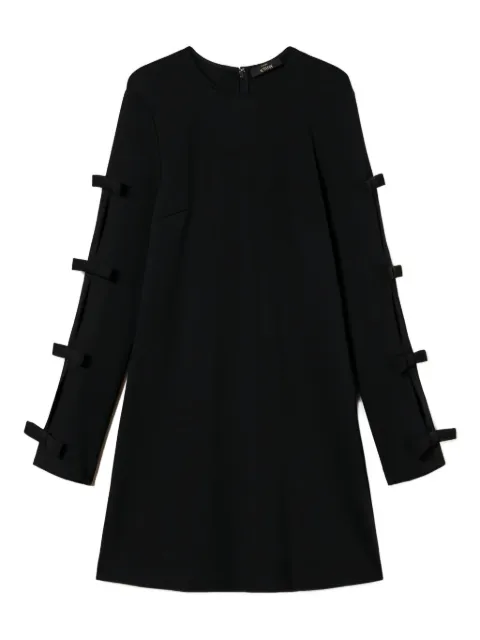 TWINSET bow-detail long-sleeve mini dress