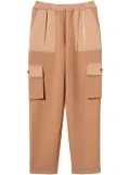 TWINSET scuba-jersey cargo trousers - Neutrals
