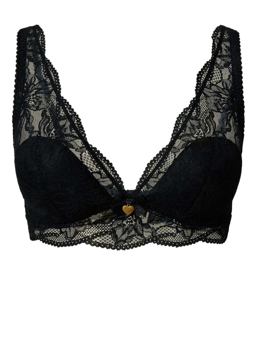 TWINSET Lace bralette - Black