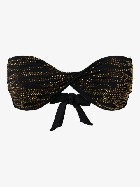 TWINSET rhinestone-embellished bikini top