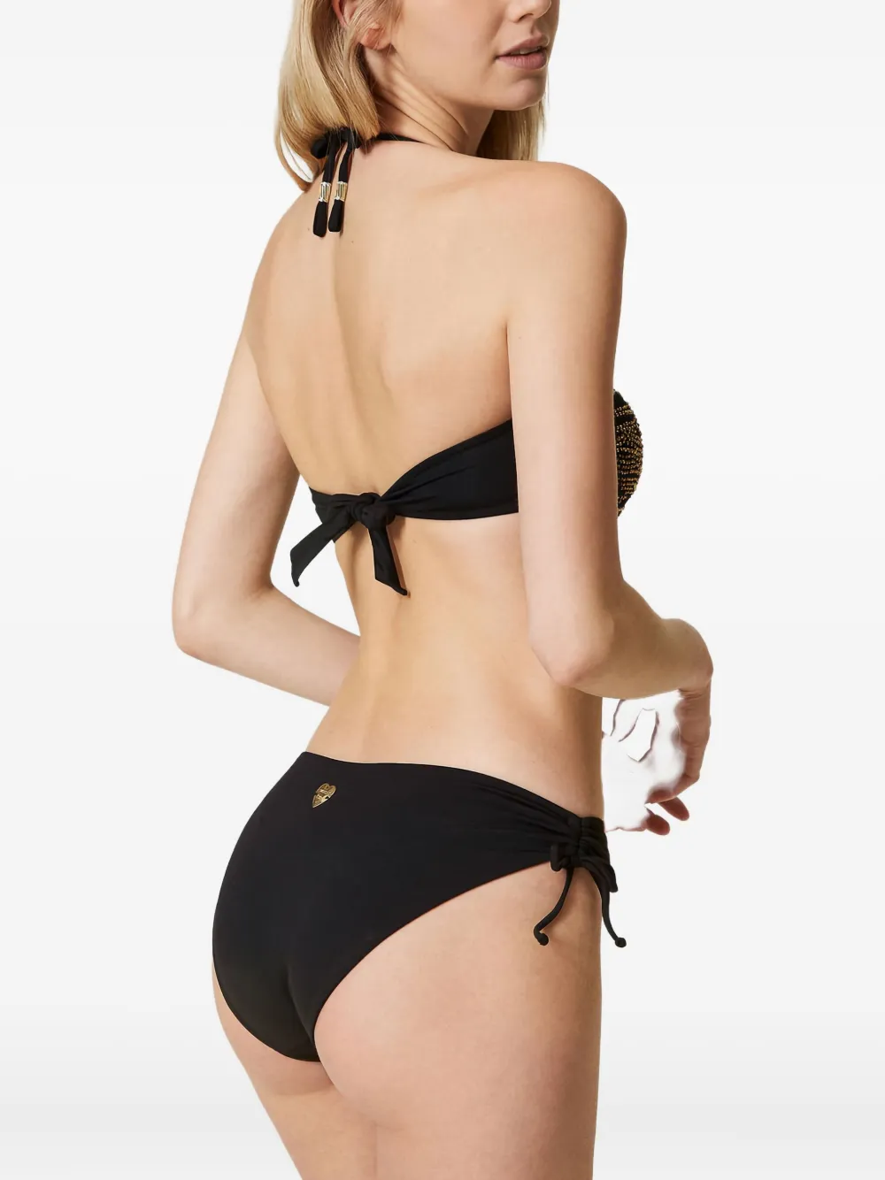 TWINSET Bikinitop verfraaid met stras Zwart