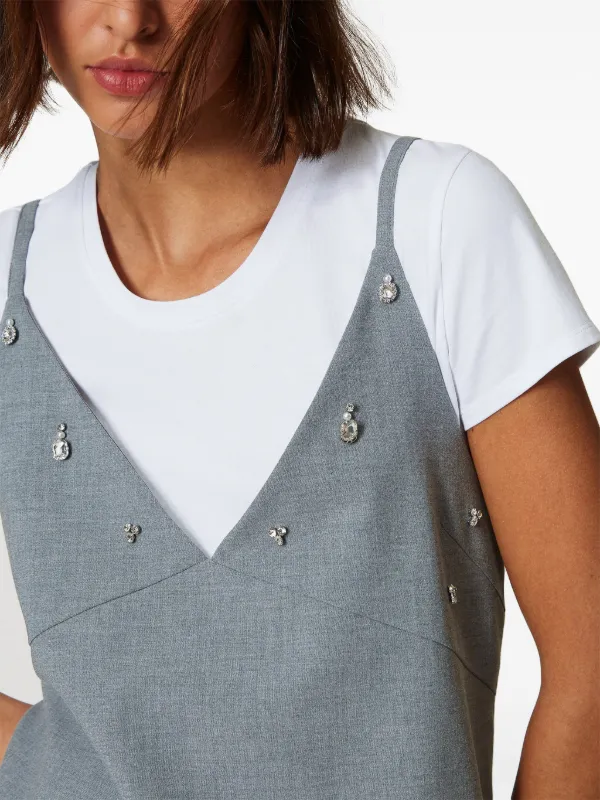 grey sleeveless t shirt dress The Selfie Tank Dress main image 1