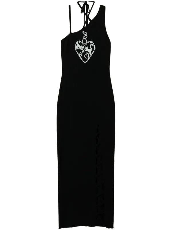 chinese dress ladies Gina Maxi Dress ~ Black Rhinestone Jacquard – Show Me Your Mumu main image 0