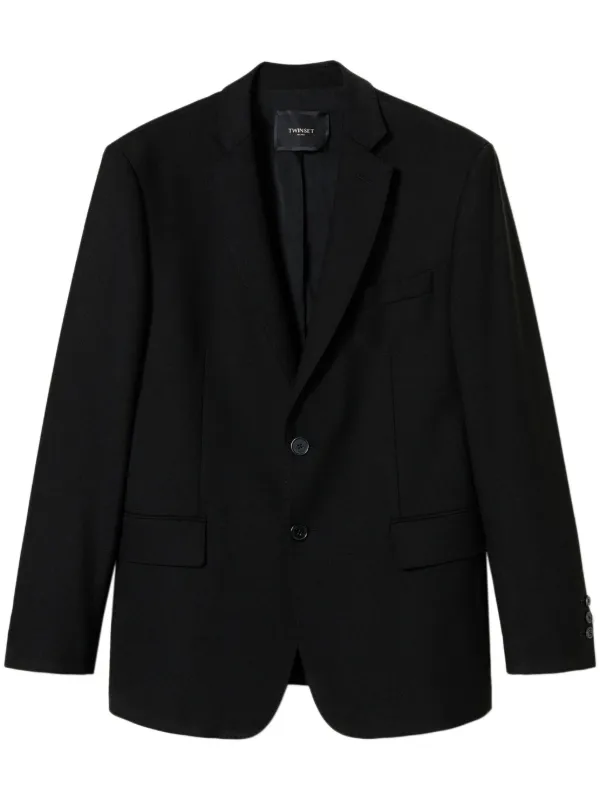 TWINSET single-breasted Blazer Black FARFETCH IN