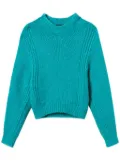 TWINSET crew-neck knitted jumper - Green