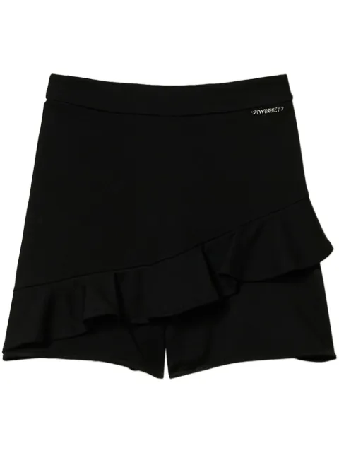 TWINSET Kids logo-print shorts