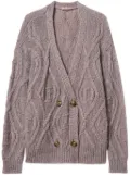 TWINSET double-breasted cardigan - Neutrals
