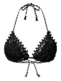 TWINSET triangle bikini top - Black
