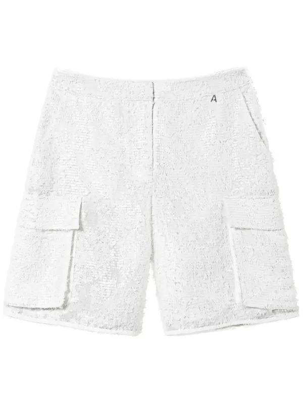TWINSET sequin-embellished Shorts White FARFETCH UK