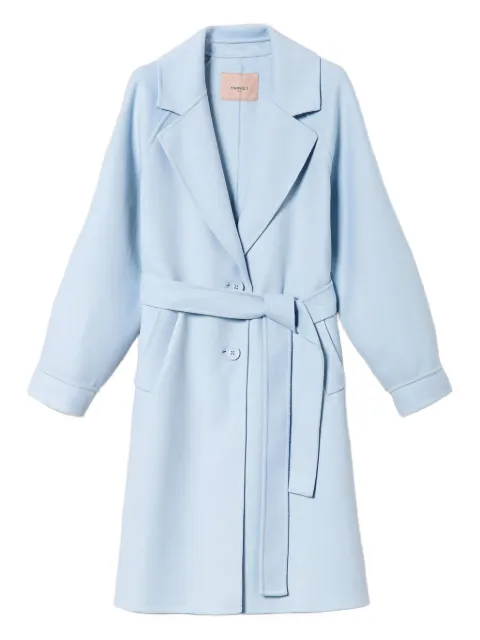 TWINSET belted single-breasted coat