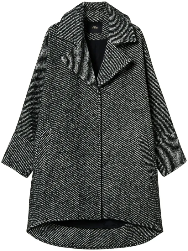 TWINSET Manteau En Laine à Coupe Courte Blanc FARFETCH TN