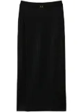TWINSET jacquard midi skirt - Black
