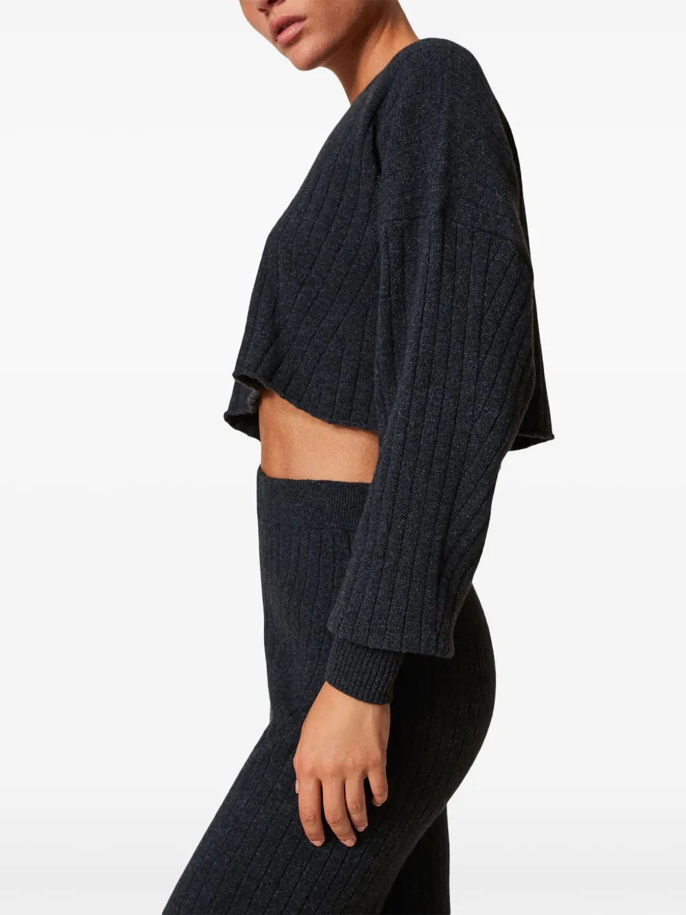TWINSET Cropped trui Grijs