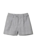 TWINSET Kids plaid shorts - Grey