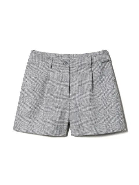 TWINSET Kids plaid shorts