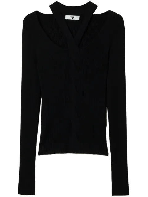 TWINSET cut-out detailing jumper 