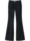 TWINSET pressed-crease flared jeans - Blue