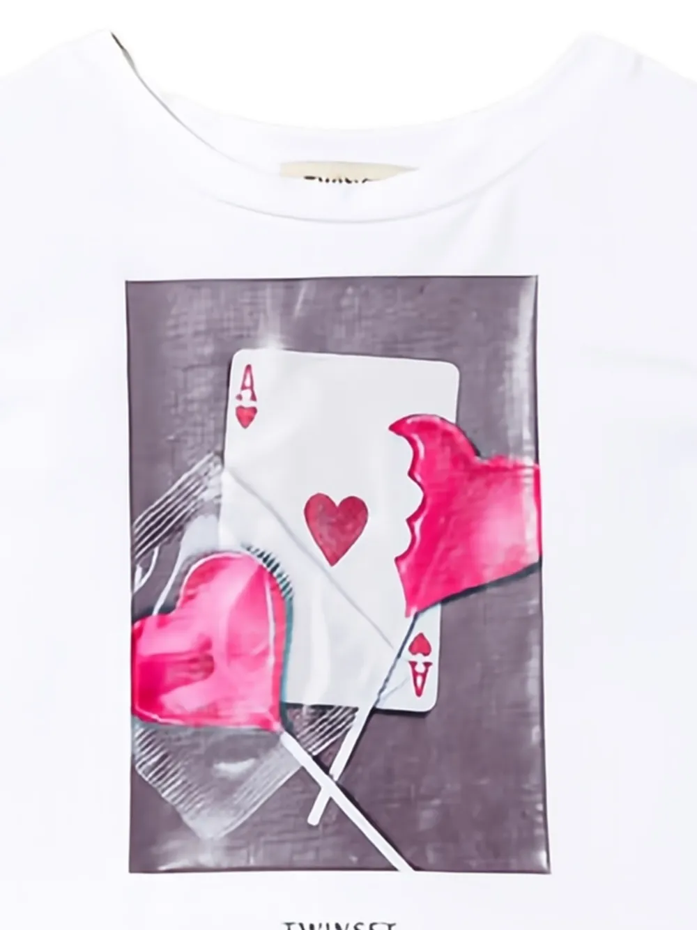 TWINSET Kids Mouwloos T-shirt met print Wit