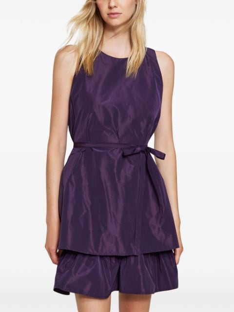 ruffled-hem dress