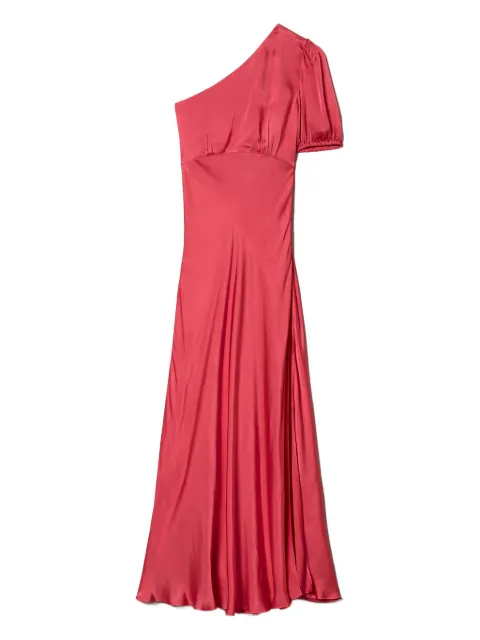TWINSET one-shoulder puff-sleeve maxi dress
