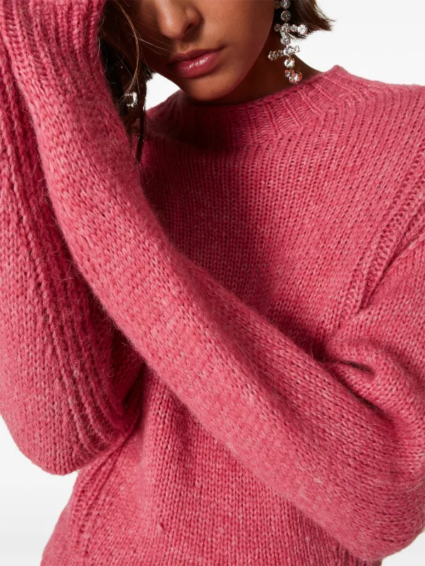 TWINSET crew-neck Knitted Jumper Pink FARFETCH IN