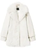 TWINSET faux-fur coat - Neutrals