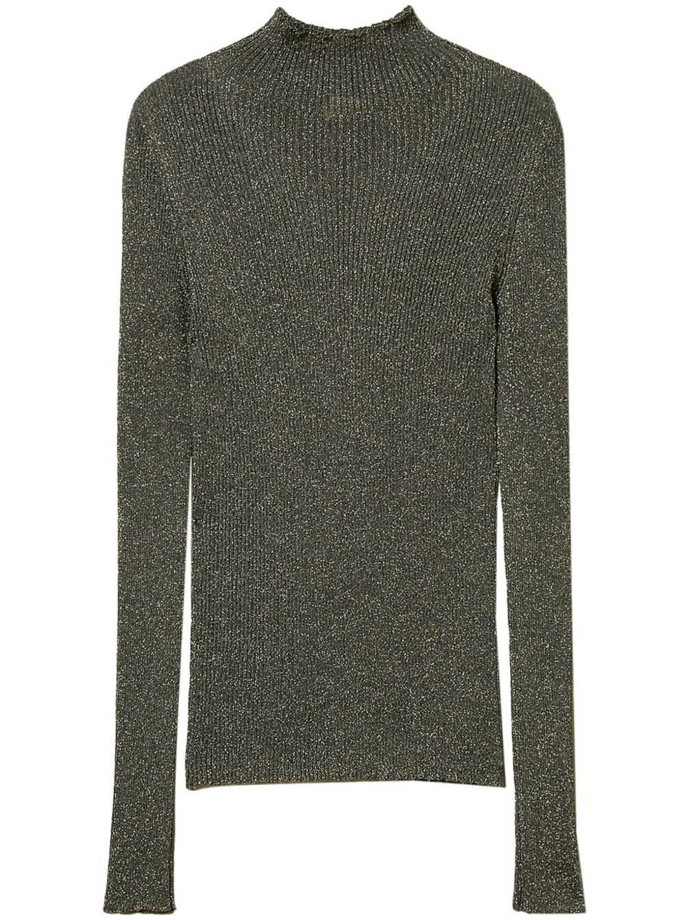 TWINSET Trui met lurex details Grijs