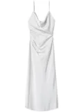 TWINSET satin-weave midi dress - Silver