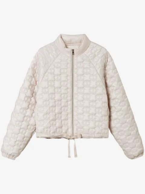 TWINSET Oval T quilted puffer jacket 